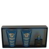 Versace Eros by Versace Gift Set — .17 oz Mini EDT + .8 oz Shower Gel + .8 oz After Shave Balm (Men)
