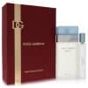 Light Blue by Dolce & Gabbana Gift Set — 3.4 oz Eau De Toilette Spray + .33 oz EDT Spray Travel Exclusive (Women)