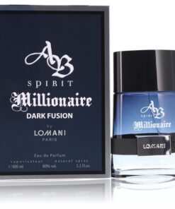 Spirit Millionaire Dark Fusion by Lomani Eau De Parfum Spray 3.3 oz (Men)