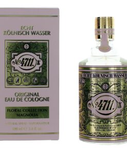 4711 Floral Collection Magnolia by 4711, 3.4 oz Eau De Cologne Spray for Unisex