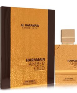 Al Haramain Amber Oud Gold 999.9 Dubai Edition by Al Haramain Extrait De Parfum Spray 3.3 oz (Men)