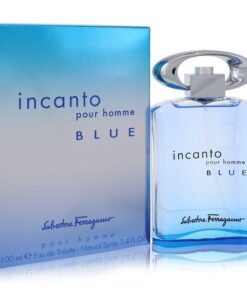 Incanto Blue by Salvatore Ferragamo Eau De Toilette Spray 3.4 oz (Men)