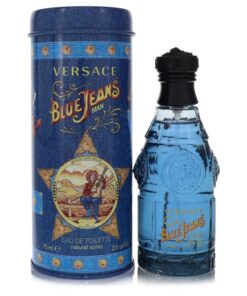 Blue Jeans by Versace Eau De Toilette Spray (New Packaging) 2.5 oz (Men)
