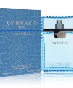 Versace Man by Versace Eau Fraiche Eau De Toilette Spray (Blue) 3.4 oz (Men)