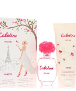 Cabotine Rose by Parfums Gres Gift Set — 3.4 oz Eau De Toilette Spray + 6.7 oz Body Lotion (Women)
