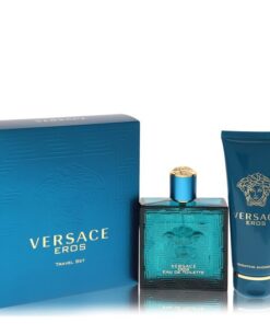 Versace Eros by Versace Gift Set — 3.4 oz Eau De Toilette Spray + 3.4 oz Shower Gel (Men)