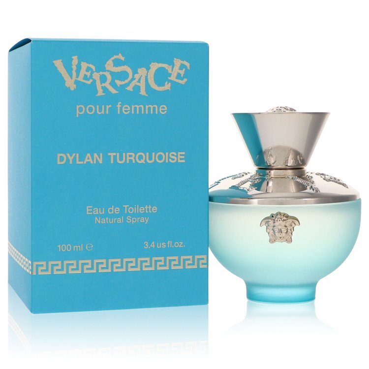 558119.jpg Versace Pour Femme Dylan Turquoise by Versace Eau De Toilette Spray 3.4 oz (Women)