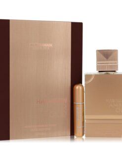 Al Haramain Amber Oud Gold Edition Extreme by Al Haramain Gift Set 6.7 oz 6.7 Pure Perfume Spray + 0.34 oz Refillable Spray (Women)