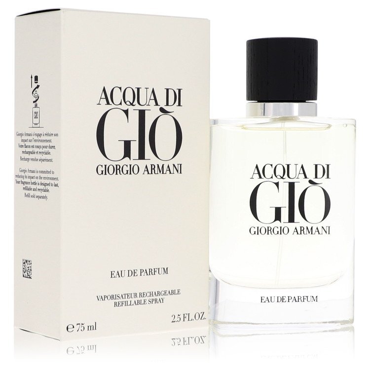 563190.jpg Acqua Di Gio by Giorgio Armani Eau De Parfum Refillable Spray 2.5 oz (Men)
