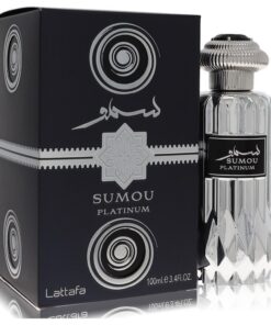 Lattafa Sumou Platinum by Lattafa Eau De Parfum Spray (Unisex) 3.4 oz (Men)
