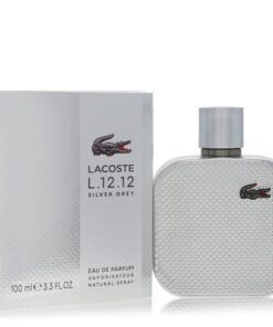 Lacoste Eau De Lacoste L.12.12 Silver Grey by Lacoste Eau De Parfum Spray 3.3 oz (Men)