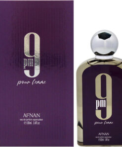 Afnan 9 pm pour femme 3.4 eau de parfum spray