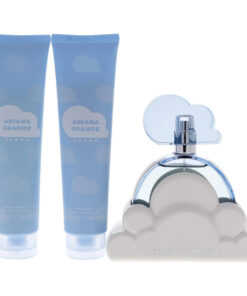 Ariana Grande Cloud 3 PCS Set for Women: 3.4 Eau de Parfum Spray + 3.4 Bath and Shower Gel + 3.4 Body Souffle Ariana Grande Cloud 3 PCS Set for Women: 3.4 Eau de Parfum Spray + 3.4 Bath and Shower Gel + 3.4 Body Souffle