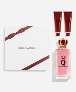 Dolce & gabbana “q” 3 pcs set for women: 3.3 eau de parfum spray + 1.69 shower gel + 1.69 body lotion