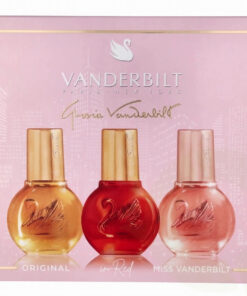 Gloria vanderbilt 3 * 1 oz eau de toilette spray set for women: original + vanderbilt in red + miss vanderbilt