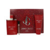 Jimmy choo man extreme 3 pcs set: 3.3 eau de parfum spray + 0.25 eau de parfum spray + 3.3 shower gel.