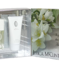 JESSICA McCLINTOCK 2 PCS SET: 3.4 EAU DE PARFUM SPRAY+ 5 OZ BODY LOTION (HARD BOX)