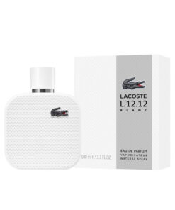 Lacoste l.12.12 blanc 3.3 eau de parfum spray for men.