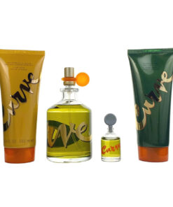 Curve 4 pcs set for men: 4.2 oz cologne spray + 3.4 aftershave balm + 3.4 shower gel + 0.25 oz cologne