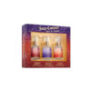 Juicy couture 3 * 3.4 body mist spray set for women: rah rah rouge + pretty in purple + oh so orange