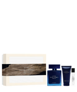 Narciso rodriguez for him bleu noir 3 pcs set: 3.3 eau de parfum spray + 0.33 eau de parfum spray + 1.6 body lotion