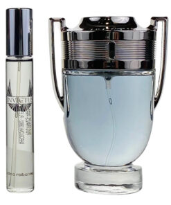Paco rabanne invictus 2 pcs set for men: 3.4 eau de toilette spray + 0.68 eau de toilette spray