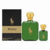Polo green 2 pcs set for men: 4 oz eau de toilette spray + 0.5 oz eau de toilette Polo green 2 pcs set for men: 4 oz eau de toilette spray + 0.5 oz eau de toilette