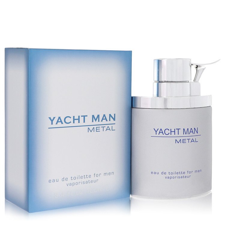 Yacht Man Metal by Myrurgia Eau De Toilette Spray 3.4 oz (Men) Yacht Man Metal by Myrurgia Eau De Toilette Spray 3.4 oz (Men)