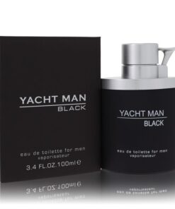 Yacht Man Black by Myrurgia Eau De Toilette Spray 3.4 oz (Men)