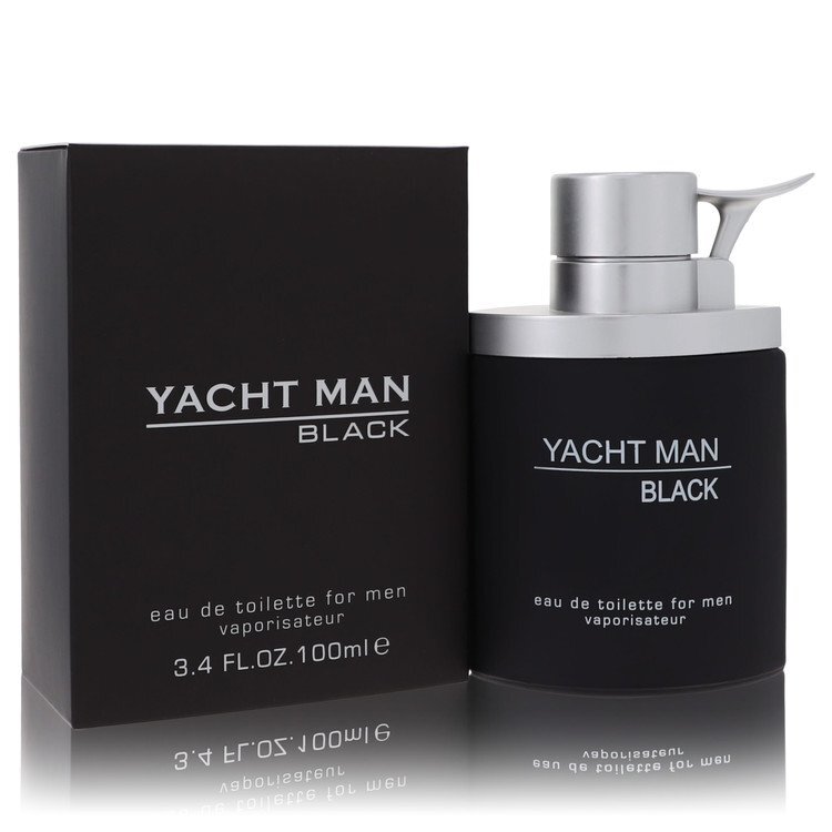 Yacht Man Black by Myrurgia Eau De Toilette Spray 3.4 oz (Men) Yacht Man Black by Myrurgia Eau De Toilette Spray 3.4 oz (Men)