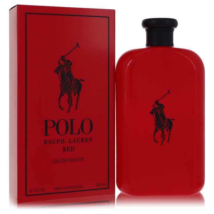 Polo Red by Ralph Lauren Eau De Toilette Spray 6.7 oz (Men) Polo Red by Ralph Lauren Eau De Toilette Spray 6.7 oz (Men)