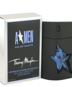 Angel by Thierry Mugler Eau De Toilette Spray Refillable (Rubber Flask) 1.7 oz (Men)