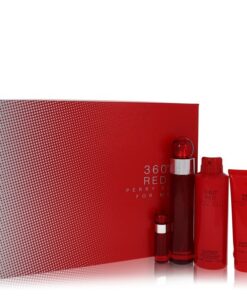 Perry Ellis 360 Red by Perry Ellis Gift Set — 3.4 oz Eau De Toilette Spray + .25 oz Mini EDT Spray + 6 oz Body Spray + 3 oz Shower Gel (Men) Perry Ellis 360 Red by Perry Ellis Gift Set — 3.4 oz Eau De Toilette Spray + .25 oz Mini EDT Spray + 6 oz Body Spray + 3 oz Shower Gel (Men)