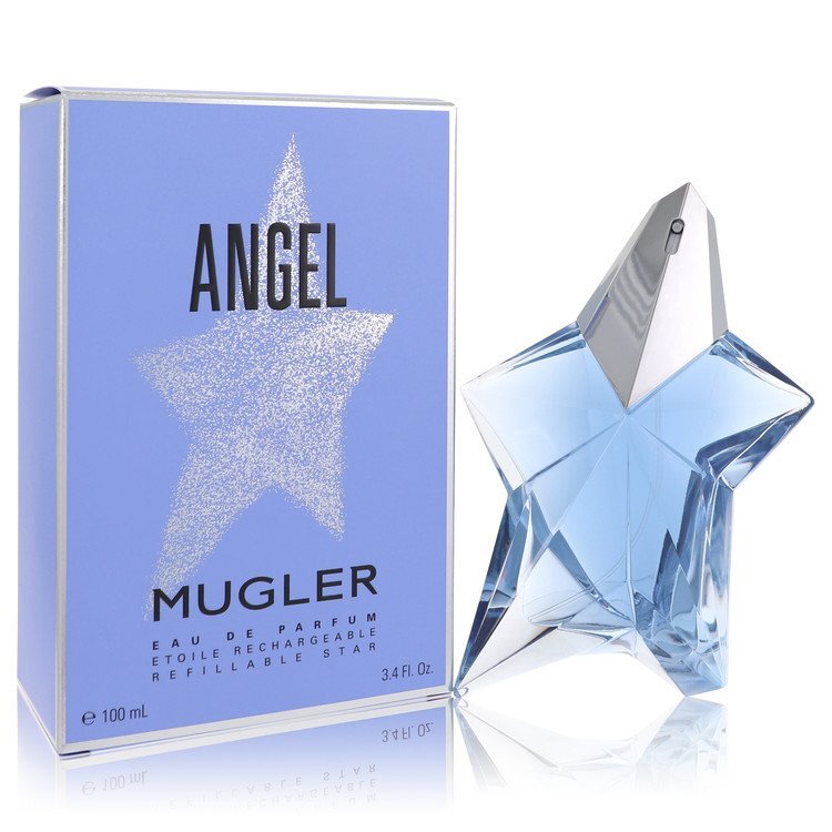 548716.jpg Angel by Thierry Mugler Standing Star Eau De Parfum Spray Refillable 3.4 oz (Women)