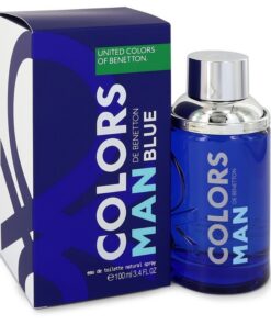 Colors De Benetton Blue by Benetton Eau De Toilette Spray 3.4 oz (Men)
