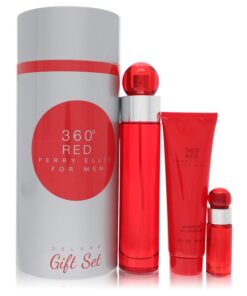 Perry Ellis 360 Red by Perry Ellis Gift Set — 3.4 oz Eau De Toilette Spray + .25 oz Mini EDT Spray + 3 oz Shower Gel in Tube Box (Men) Perry Ellis 360 Red by Perry Ellis Gift Set — 3.4 oz Eau De Toilette Spray + .25 oz Mini EDT Spray + 3 oz Shower Gel in Tube Box (Men)