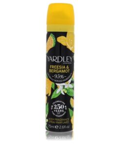Yardley Freesia & Bergamot by Yardley London Body Fragrance Spray 2.6 oz (Women)