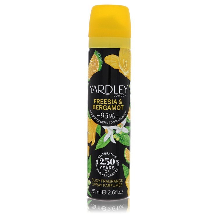 Yardley Freesia & Bergamot by Yardley London Body Fragrance Spray 2.6 oz (Women) Yardley Freesia & Bergamot by Yardley London Body Fragrance Spray 2.6 oz (Women)