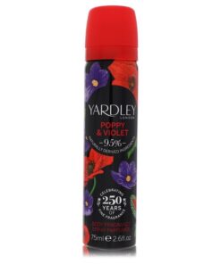 Yardley Poppy & Violet by Yardley London Body Fragrance Spray 2.6 oz (Women) Yardley Poppy & Violet by Yardley London Body Fragrance Spray 2.6 oz (Women)