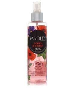 Yardley Poppy & Violet by Yardley London Body Mist 6.8 oz (Women)