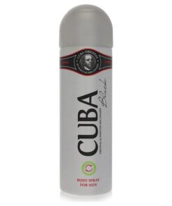 CUBA Black by Fragluxe Body Spray 6.6 oz (Men)