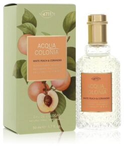 4711 Acqua Colonia White Peach & Coriander by 4711 Eau De Cologne Spray (Unisex) 1.7 oz (Women)