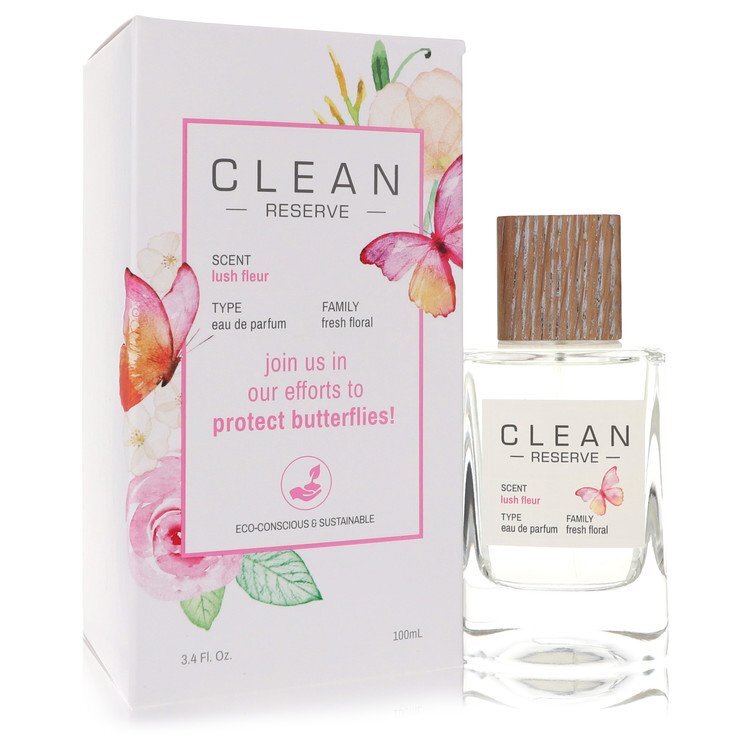 Clean Reserve Lush Fleur by Clean Eau De Parfum Spray (Butterfly Edition) 3.4 oz (Women) Clean Reserve Lush Fleur by Clean Eau De Parfum Spray (Butterfly Edition) 3.4 oz (Women)