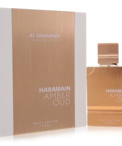 Al Haramain Amber Oud White Edition by Al Haramain Eau De Parfum Spray (Unisex) 3.4 oz (Men) Al Haramain Amber Oud White Edition by Al Haramain Eau De Parfum Spray (Unisex) 3.4 oz (Men)