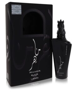 Maahir Black Edition by Lattafa Eau De Parfum Spray (Unisex) 3.4 oz (Women)