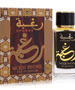 Raghba Wood Intense by Lattafa Eau De Parfum Spray (Unisex) 3.4 oz (Women)