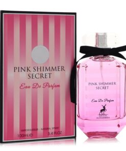 Pink Shimmer Secret by Maison Alhambra Eau De Parfum Spray 3.4 oz (Women)