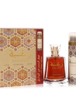 Lattafa Raghba by Lattafa Eau De Parfum Spray Plus 1.7 oz Deodorant Spray 3.4 oz (Men) Lattafa Raghba by Lattafa Eau De Parfum Spray Plus 1.7 oz Deodorant Spray 3.4 oz (Men)