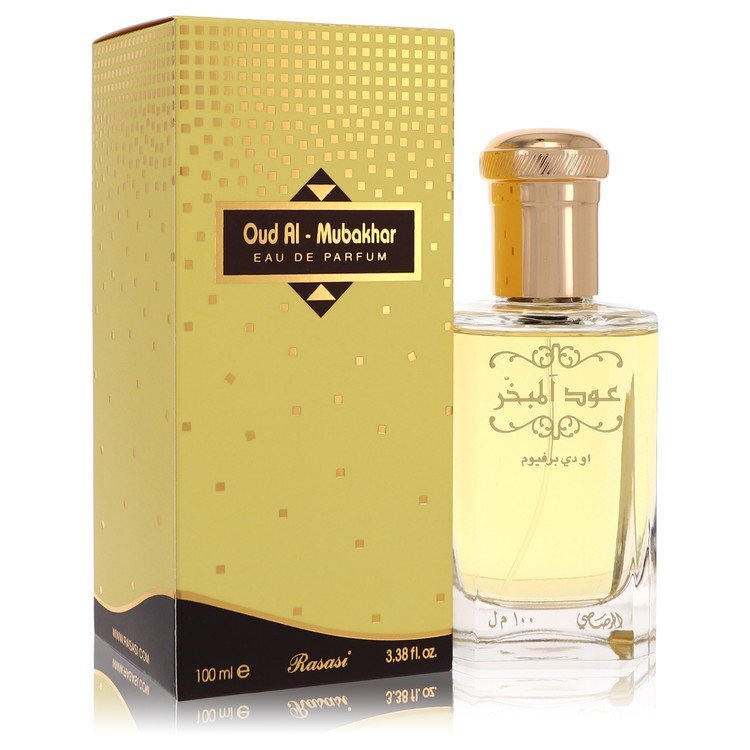 Rasasi Oud Al Mubakhar by Rasasi Eau De Parfum Spray (Unisex) 3.3 oz (Women) Rasasi Oud Al Mubakhar by Rasasi Eau De Parfum Spray (Unisex) 3.3 oz (Women)