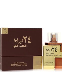 Lattafa 24 Carat Pure Gold by Lattafa Eau De Parfum Spray (Unisex) 3.4 oz (Men) Lattafa 24 Carat Pure Gold by Lattafa Eau De Parfum Spray (Unisex) 3.4 oz (Men)